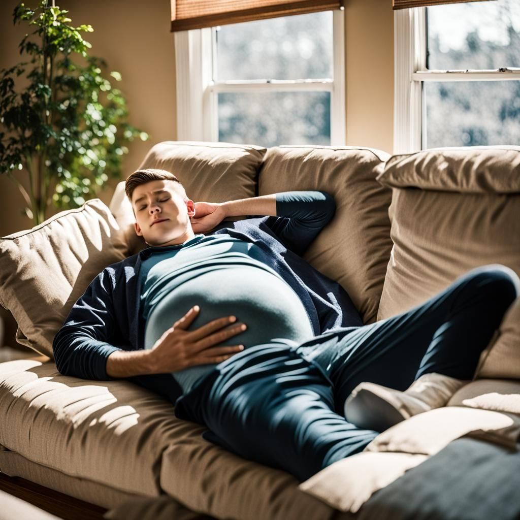 labor just started (Mpreg)