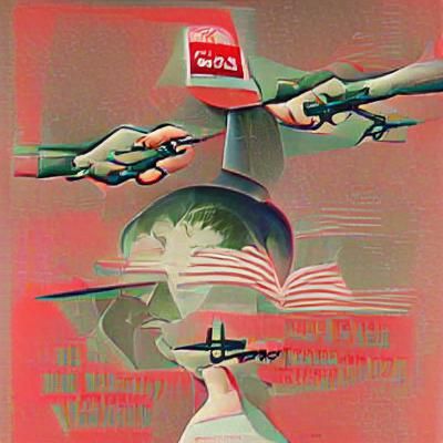 Vintage Propaganda Poster Art