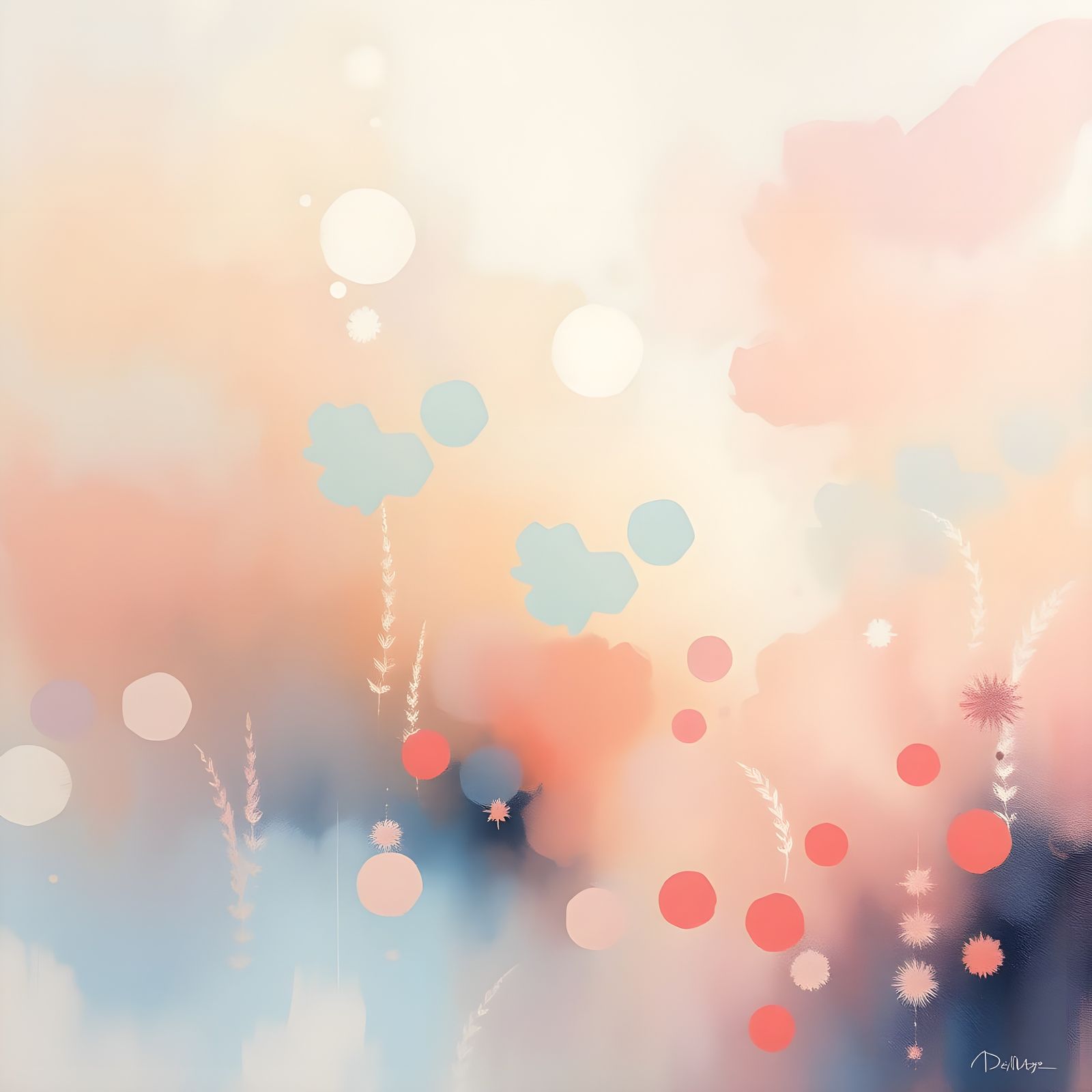 Create an image using impressionist technique, where soft pa...