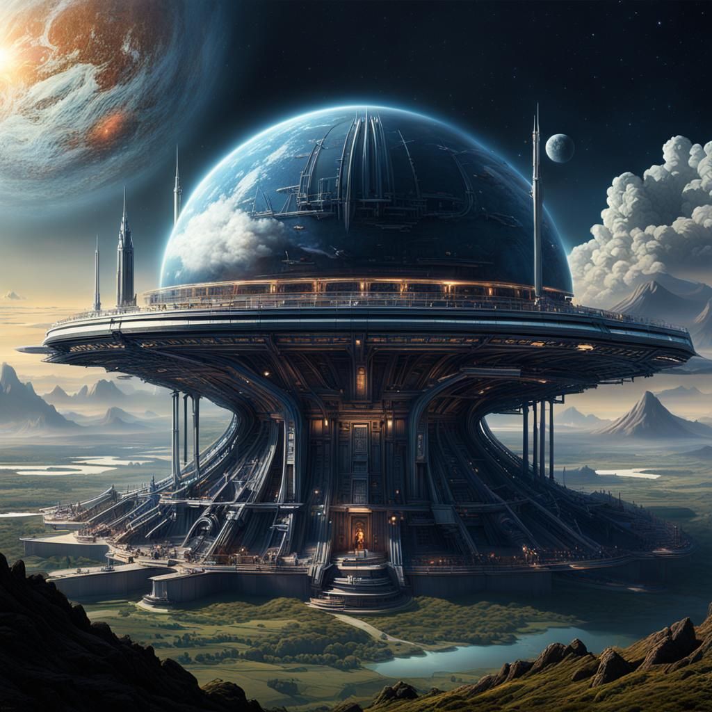 Jefferson Starship: Epic Cinematic Digital Matte Painting