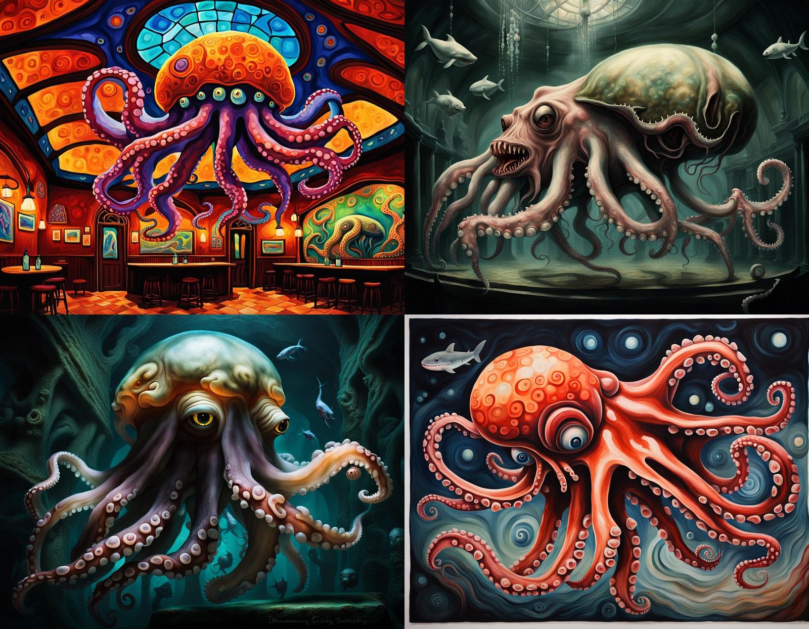 Grotesque Bauhaus Hybrid in Woodblock Style