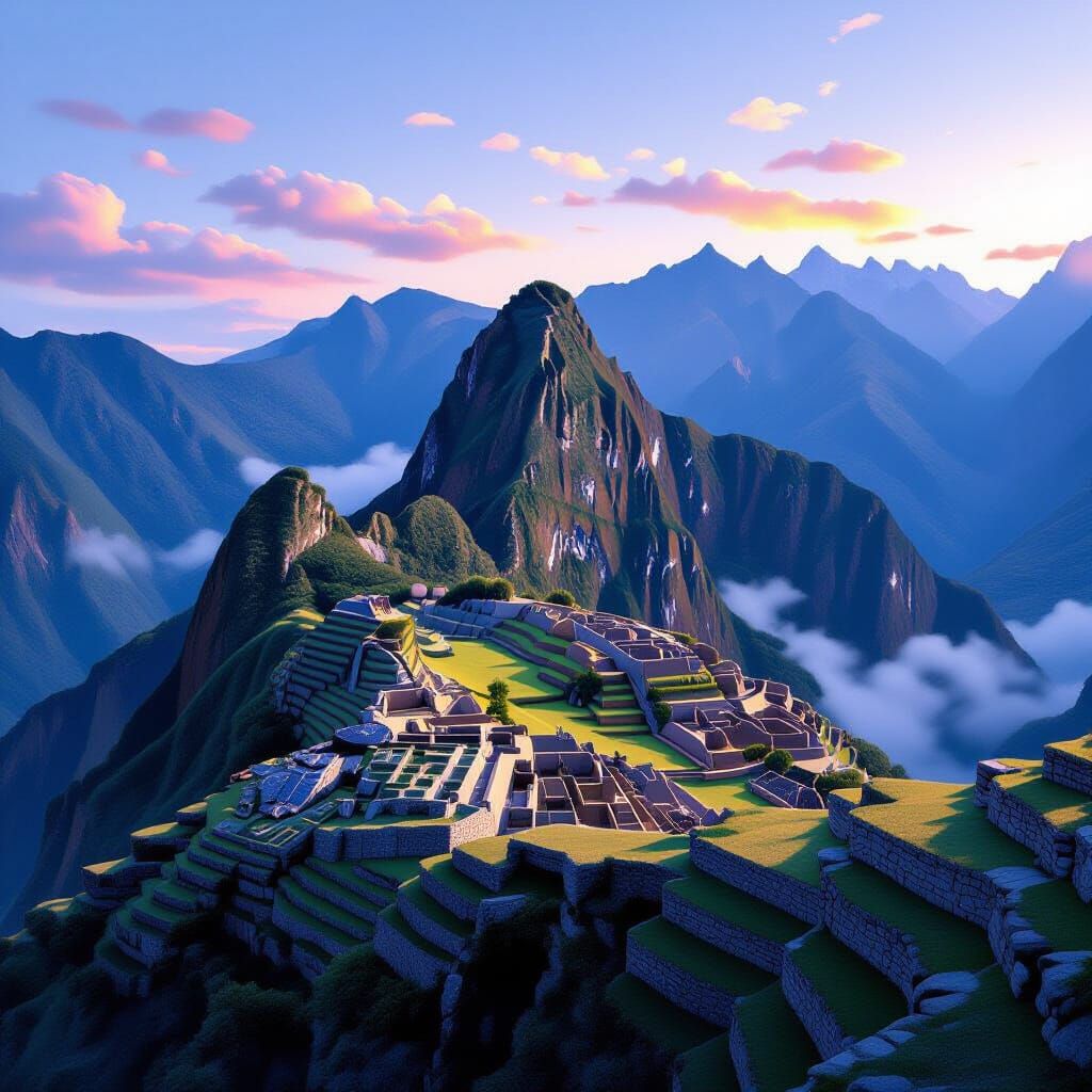 Machu Picchu Sunrise: Cinematic Inca Citadel