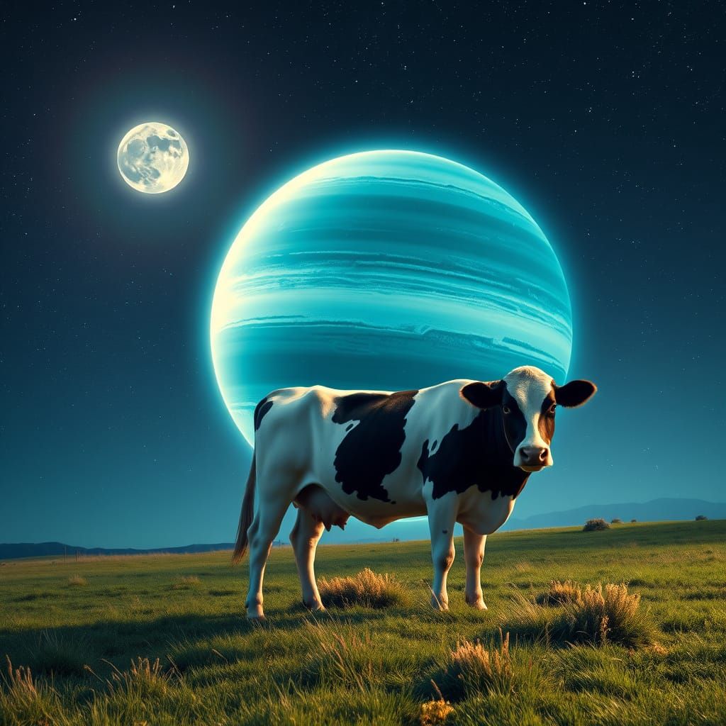 Cow Under Uranus: A Sci-Fi Pasture