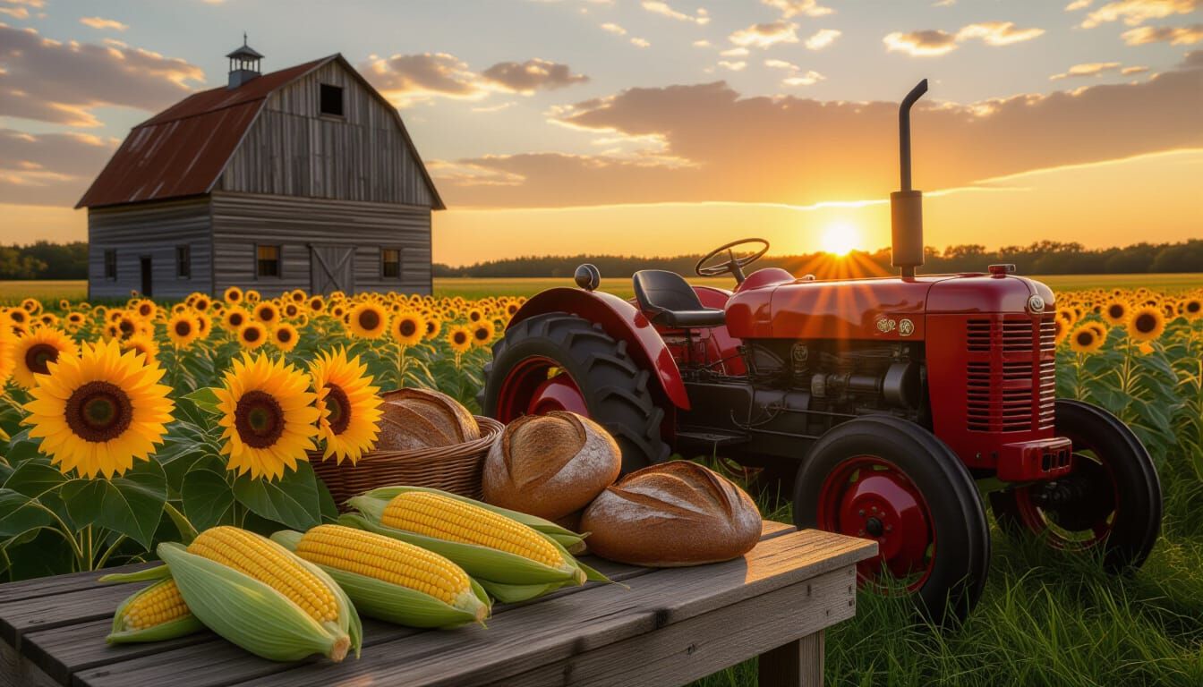 Steampunk Harvest Feast at Golden Hour