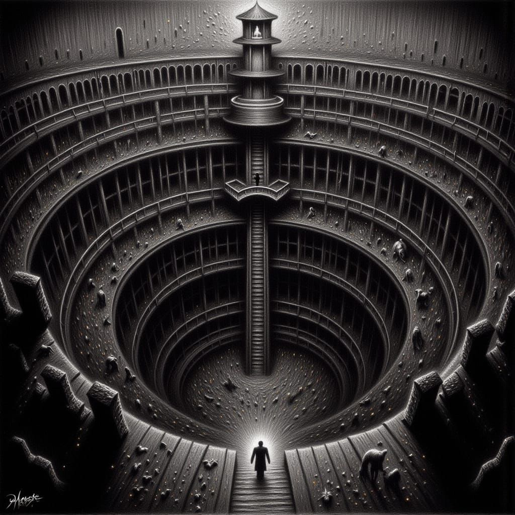 Panopticon Prison: A Dark Vision of Despair