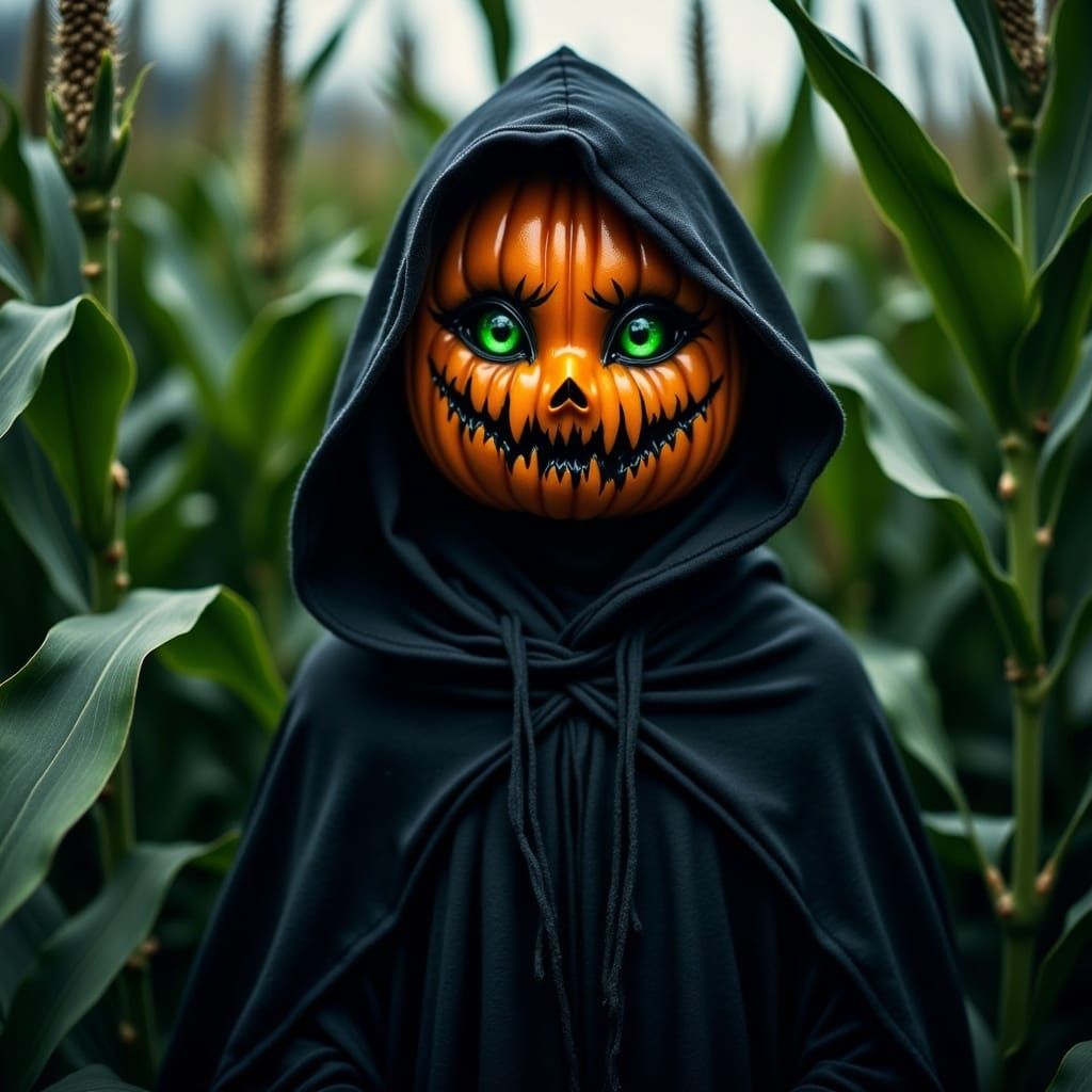 Anthropomorphic pumpkin