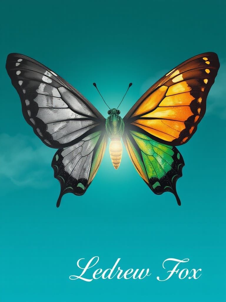 Radiant Metamorphosis: Chrysalis Reveals Transformed Being