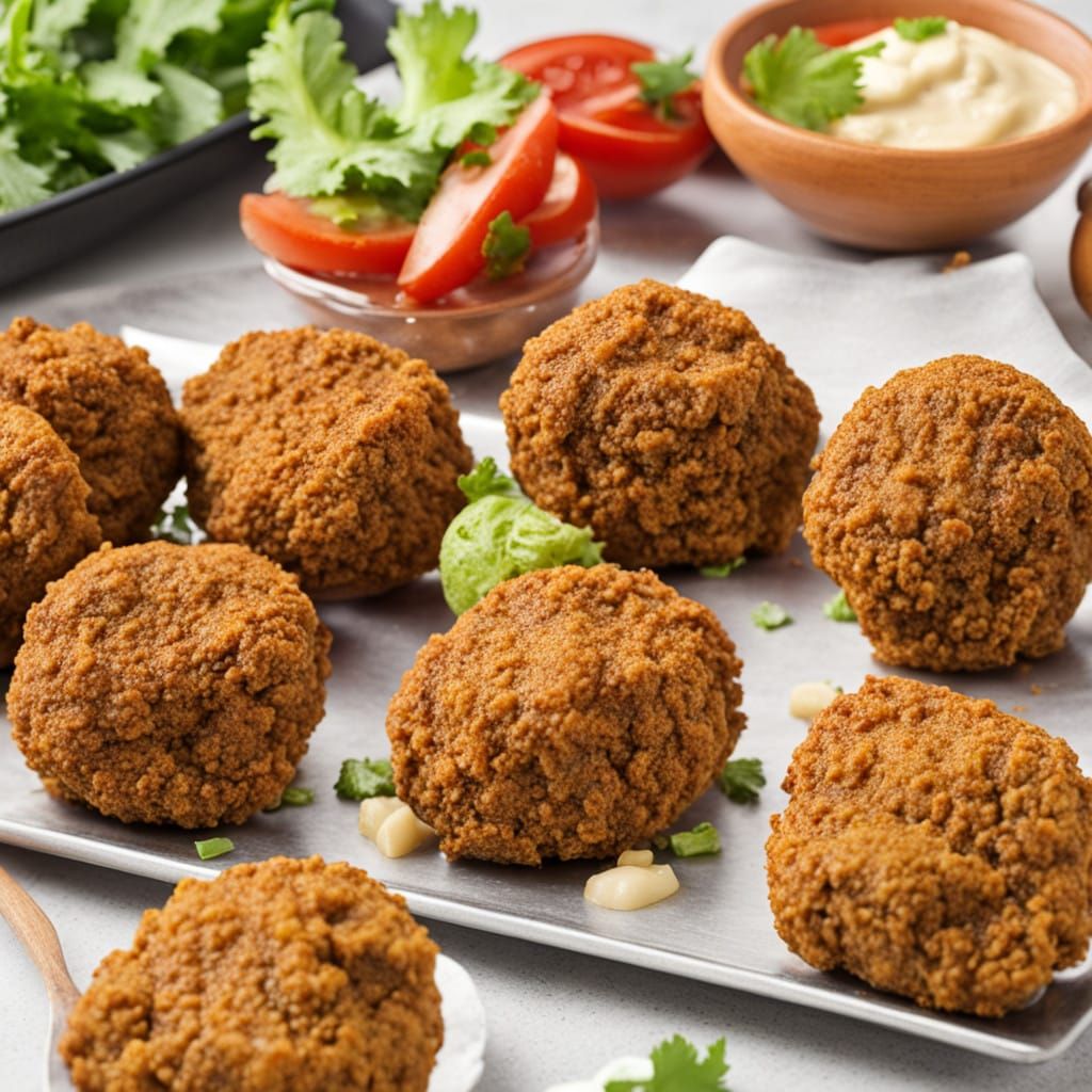 Middle Eastern Street Food in a Futuristic Setting