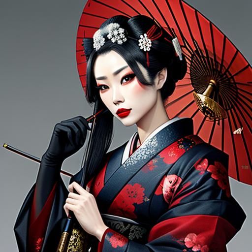 Geisha Assassin Digital Rendering