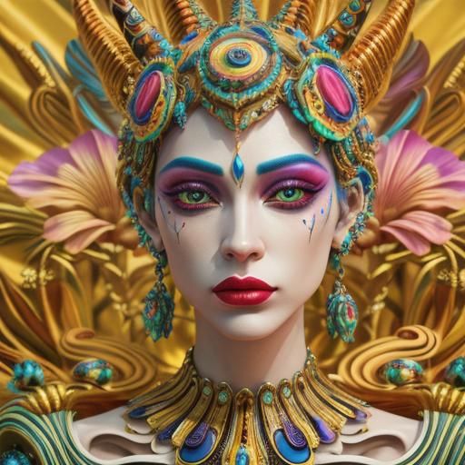 Surreal Psychedelic CGI Landscape in 8K