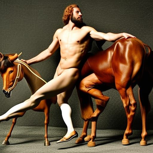 Chiron the Centaur in Renaissance Style