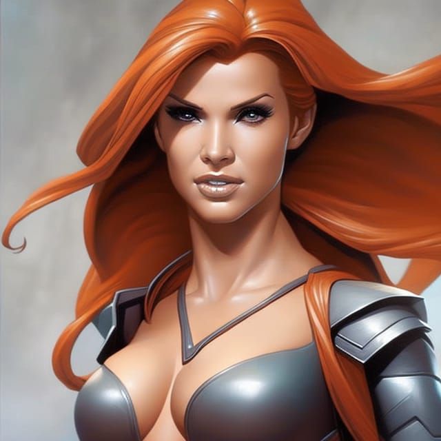 Hyperrealistic Mara Jade Digital Art, 8K