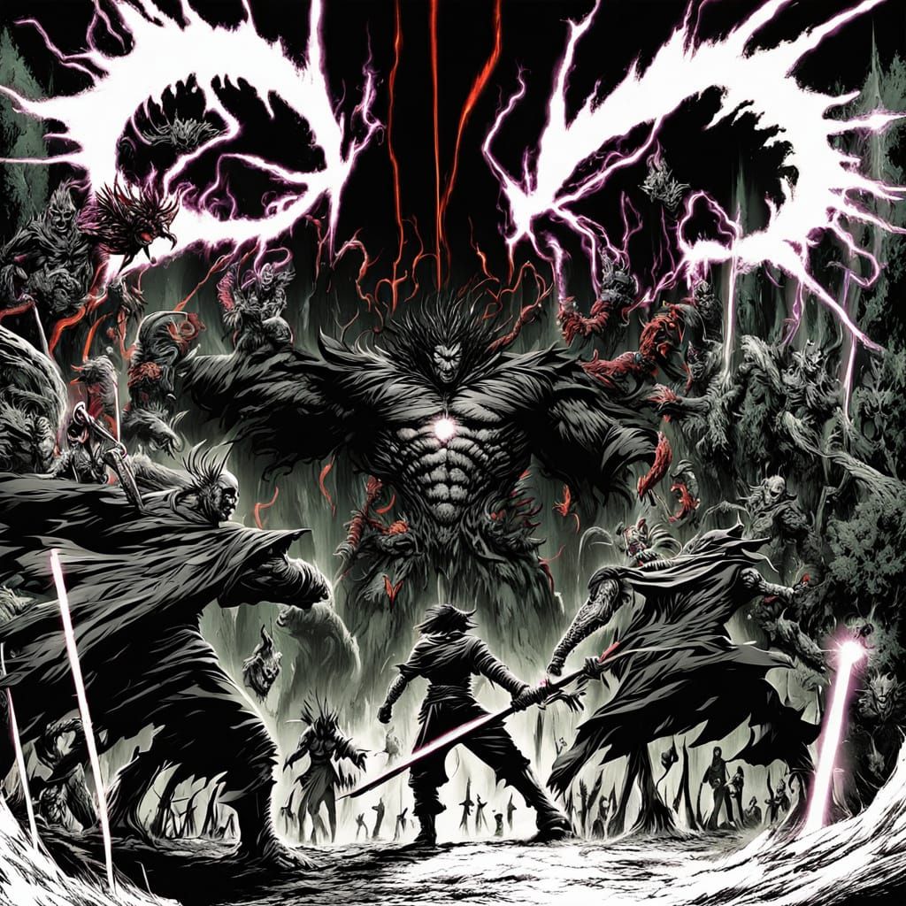 Dark Fantasy Heroes Stand Against Twisted Nightmares