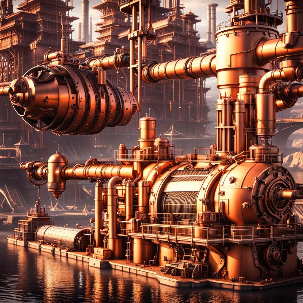 Futuristic Rosicrucian Industrial Complex by Tamara DeLempic...