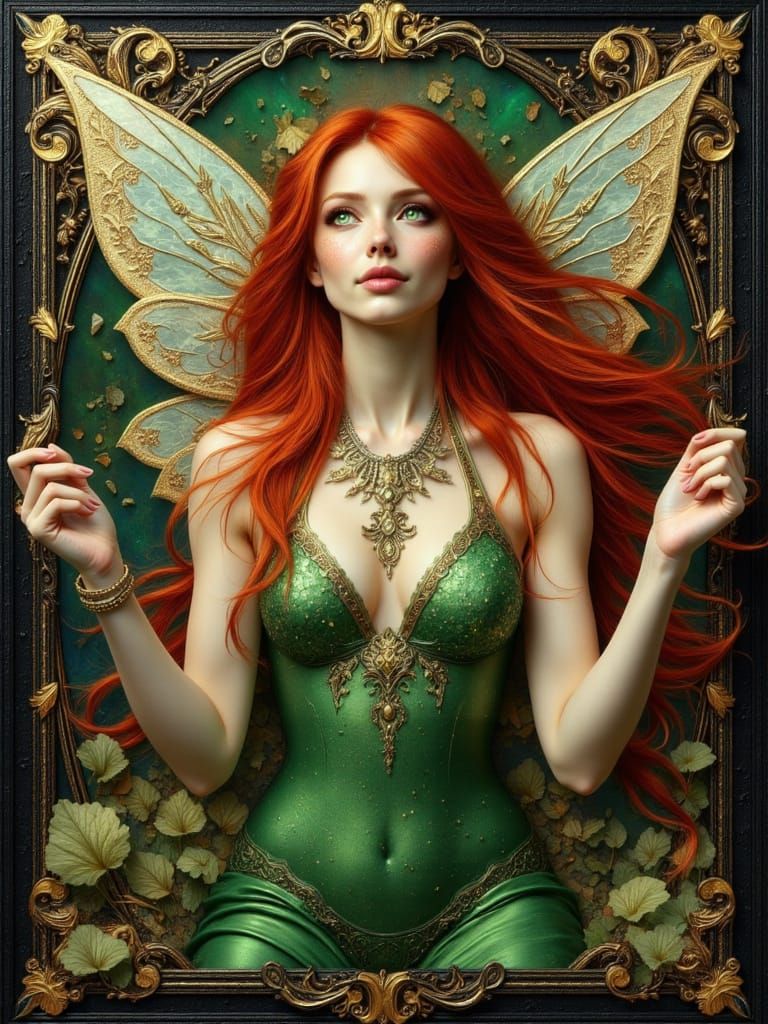 Stunning Fairy Queen Breaks Baroque Frame