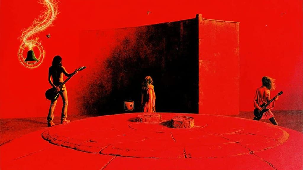 Mystical Stone Circle at Sunrise with Light Spiral