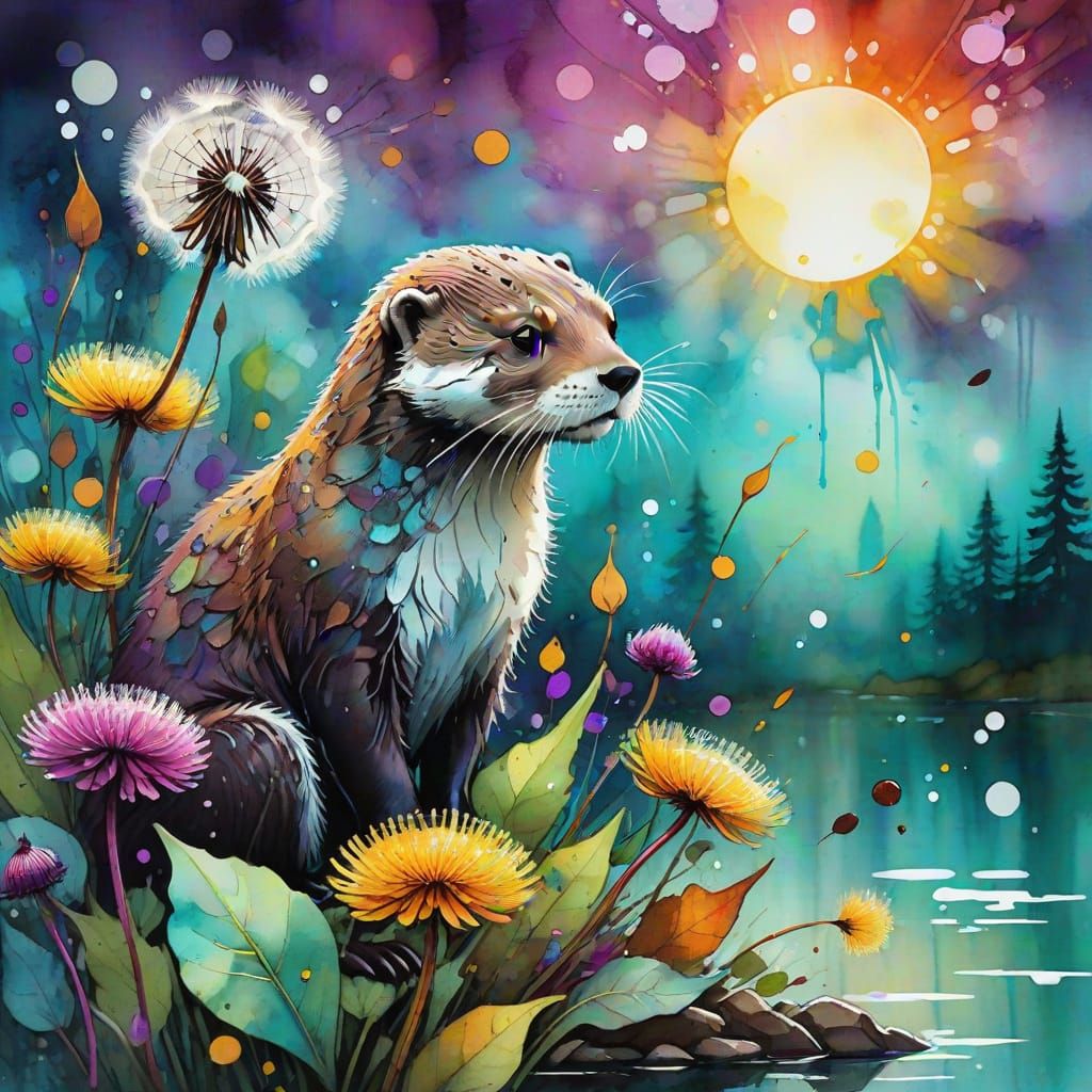 Whimsical Nature Celebration in Vibrant Colors