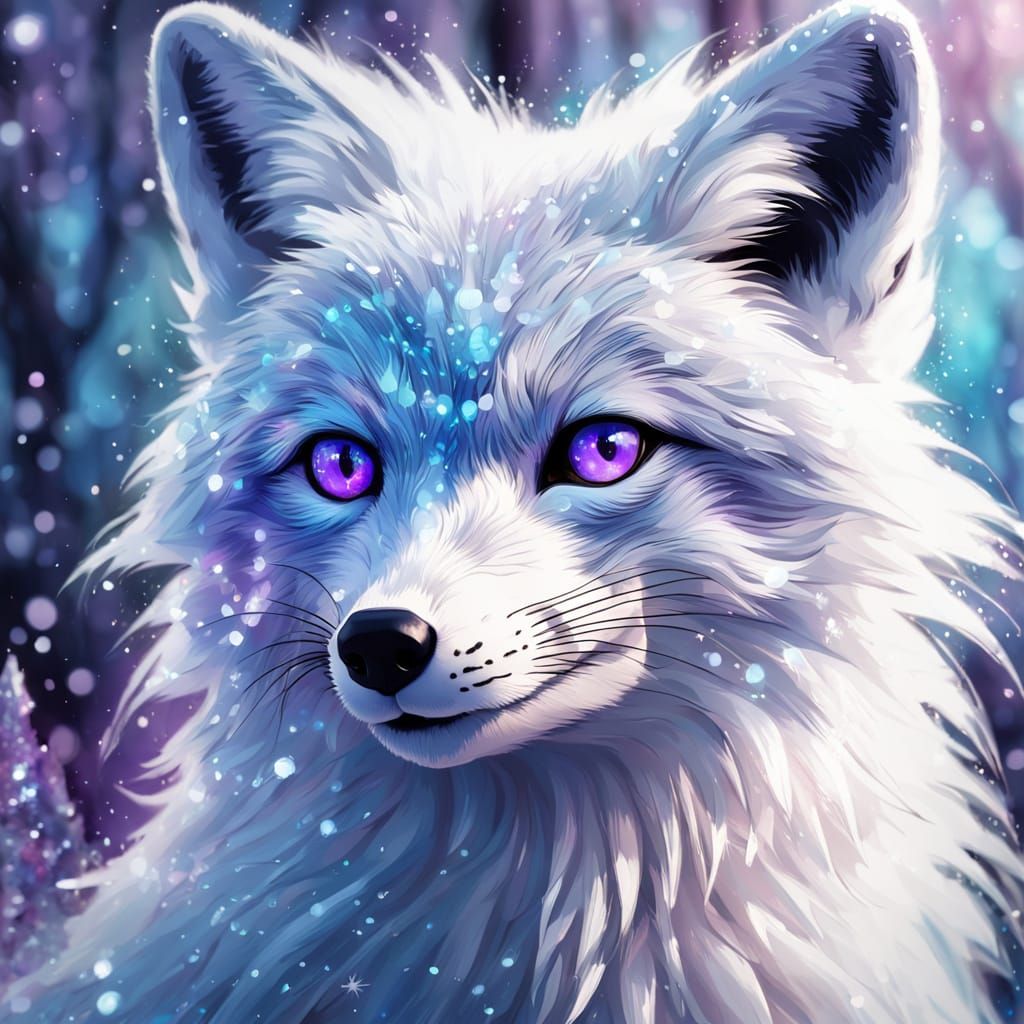 Fantasy Wildlife in Iridescent Sequins