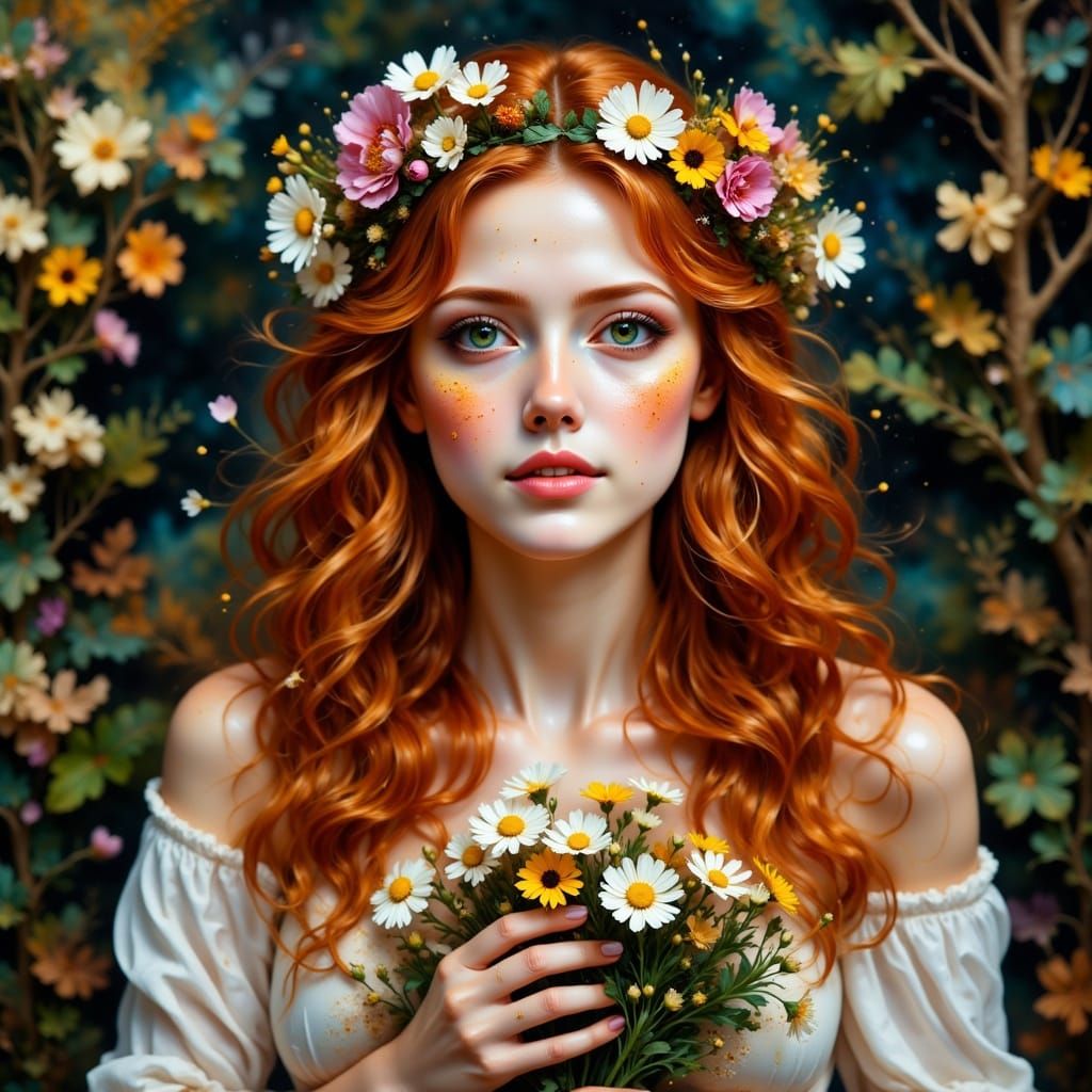 Ginger Goddess in Hyperkraximalist Style