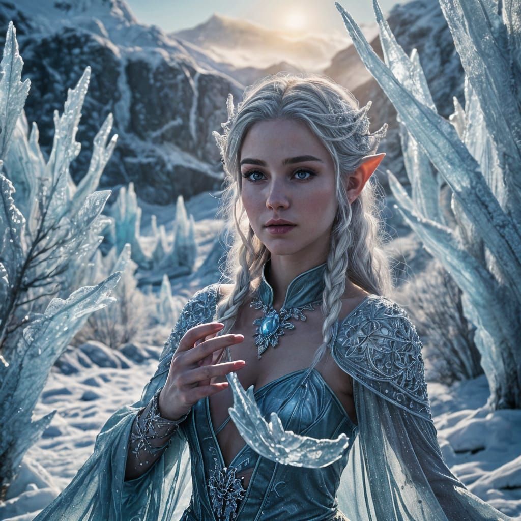 Frost Elf in Winter Wonderland