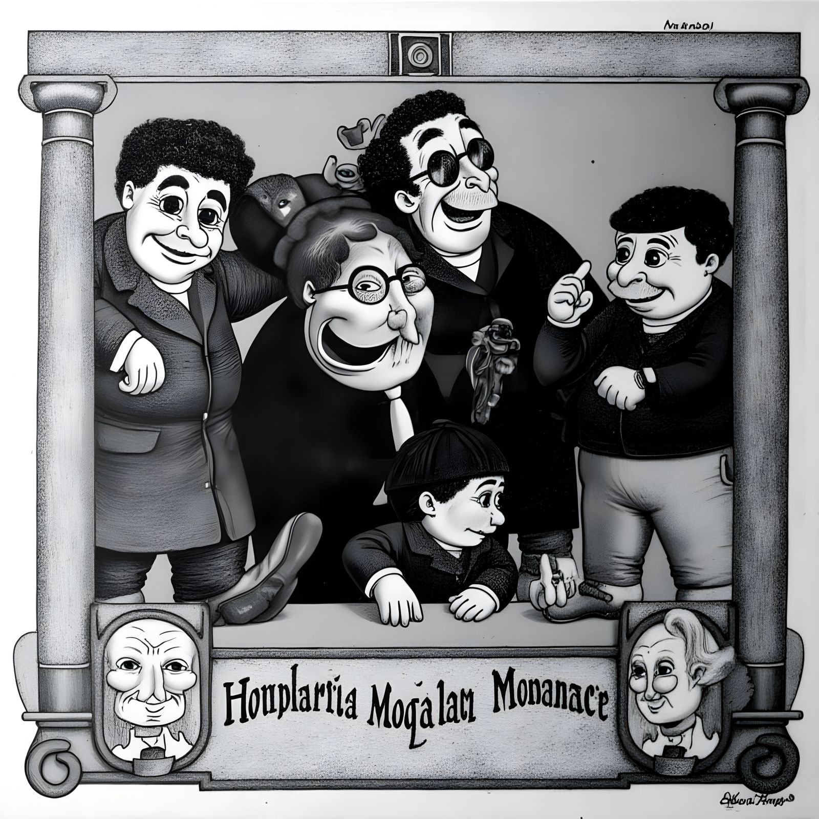 Vintage Candid Portrait of a Young Girl with a Kitten