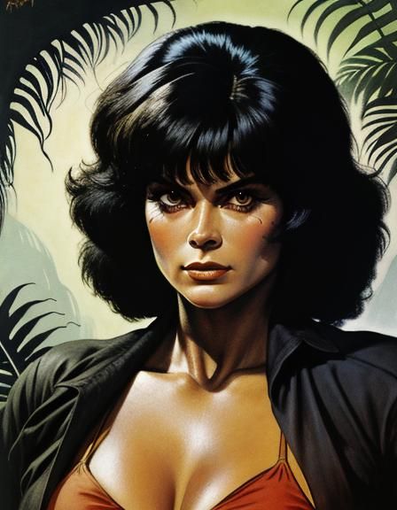Adrienne Barbeau in the jungle