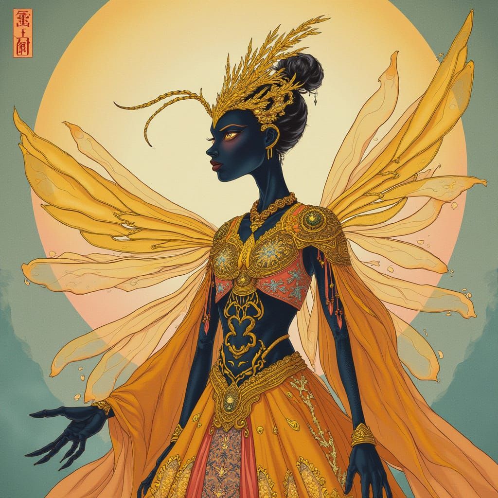 Ethereal Queen Ant Hybrid in Regal Attire