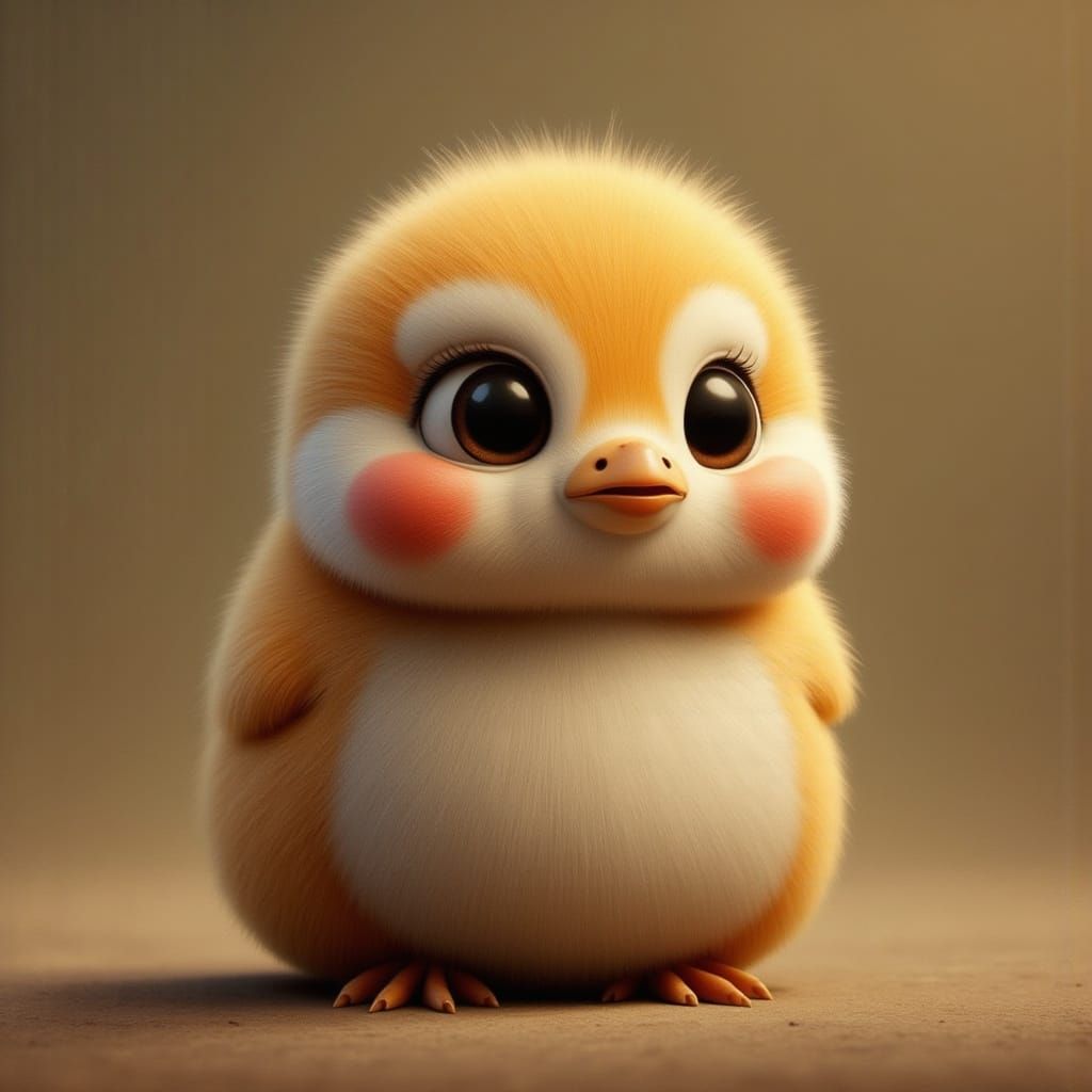 Ultra Cute Podgie Critter in Hyper Realistic 8K