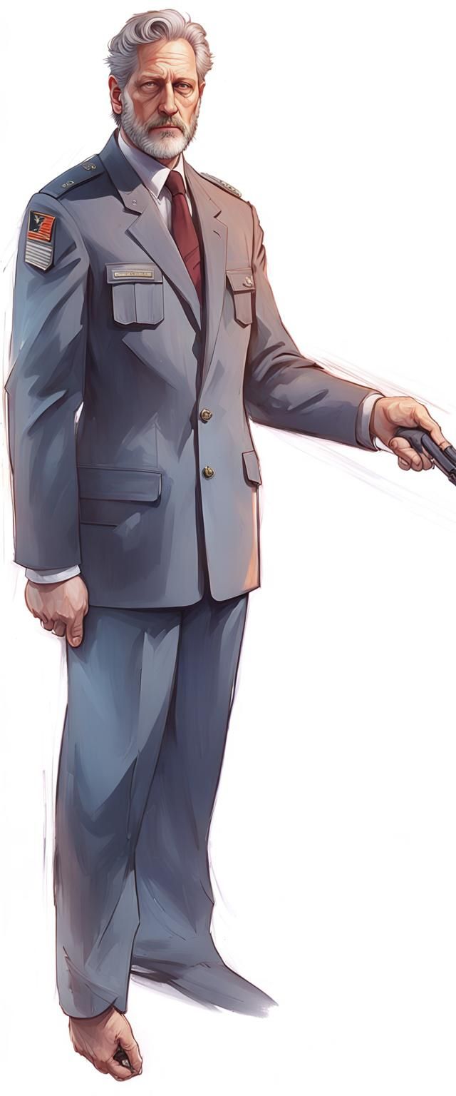 Jim Houseman Portrait: Hyperdetailed Artstation Concept