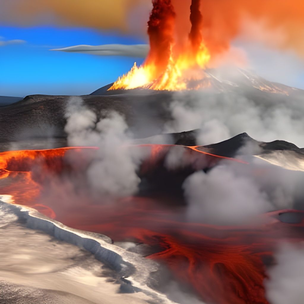 Yellowstone Parc, the eruption of the Super Caldera