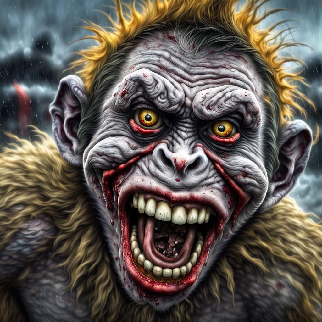 Zombie Monkey Monster Clowns in a Hurricane