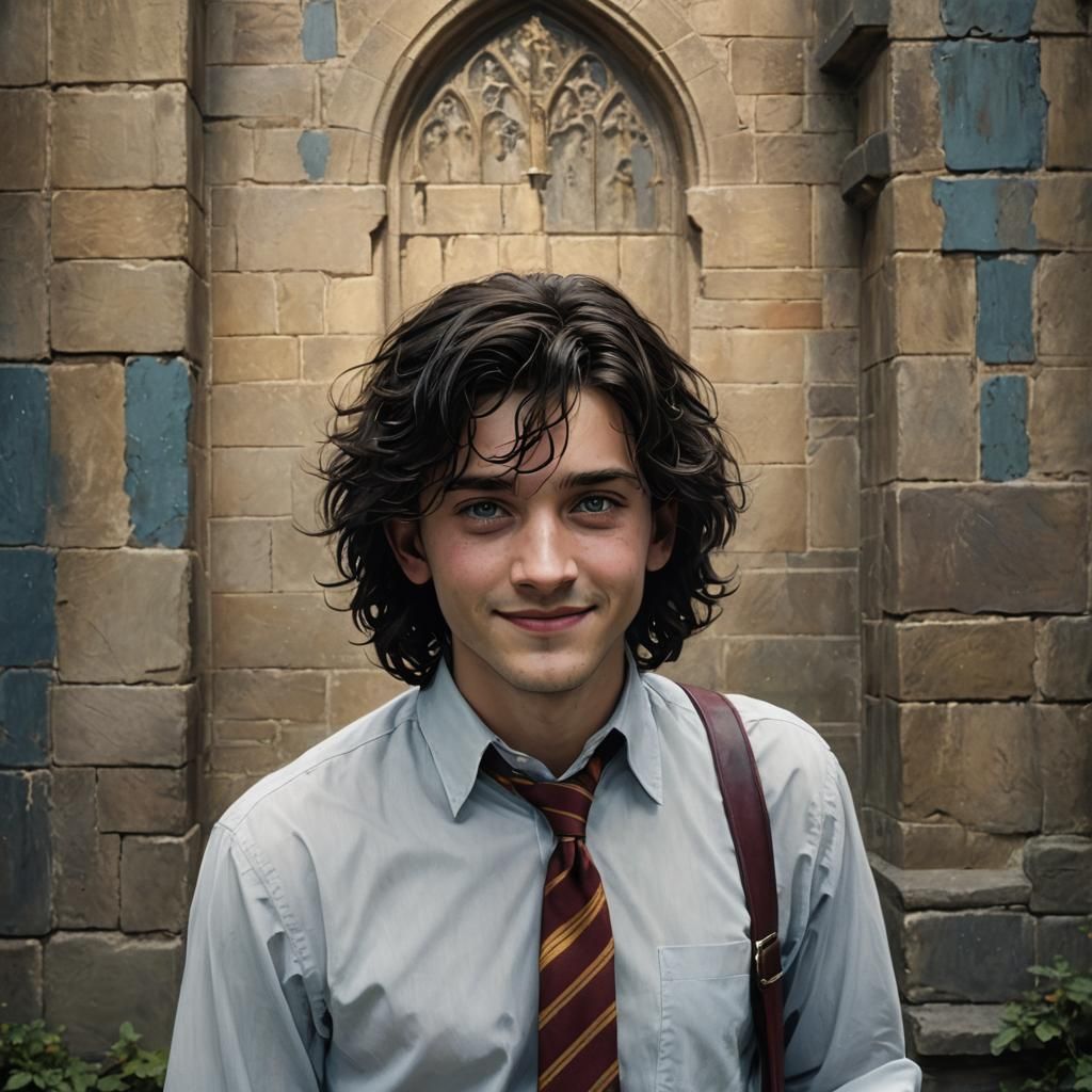 Sirius Black at Hogwarts: Detailed Matte Painting