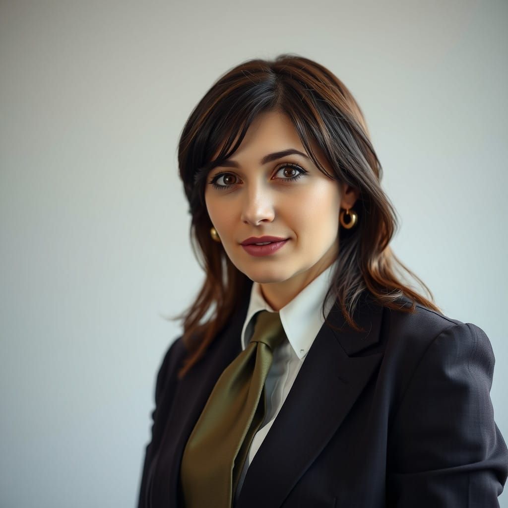 Modern Business Executive in Sharp Focus