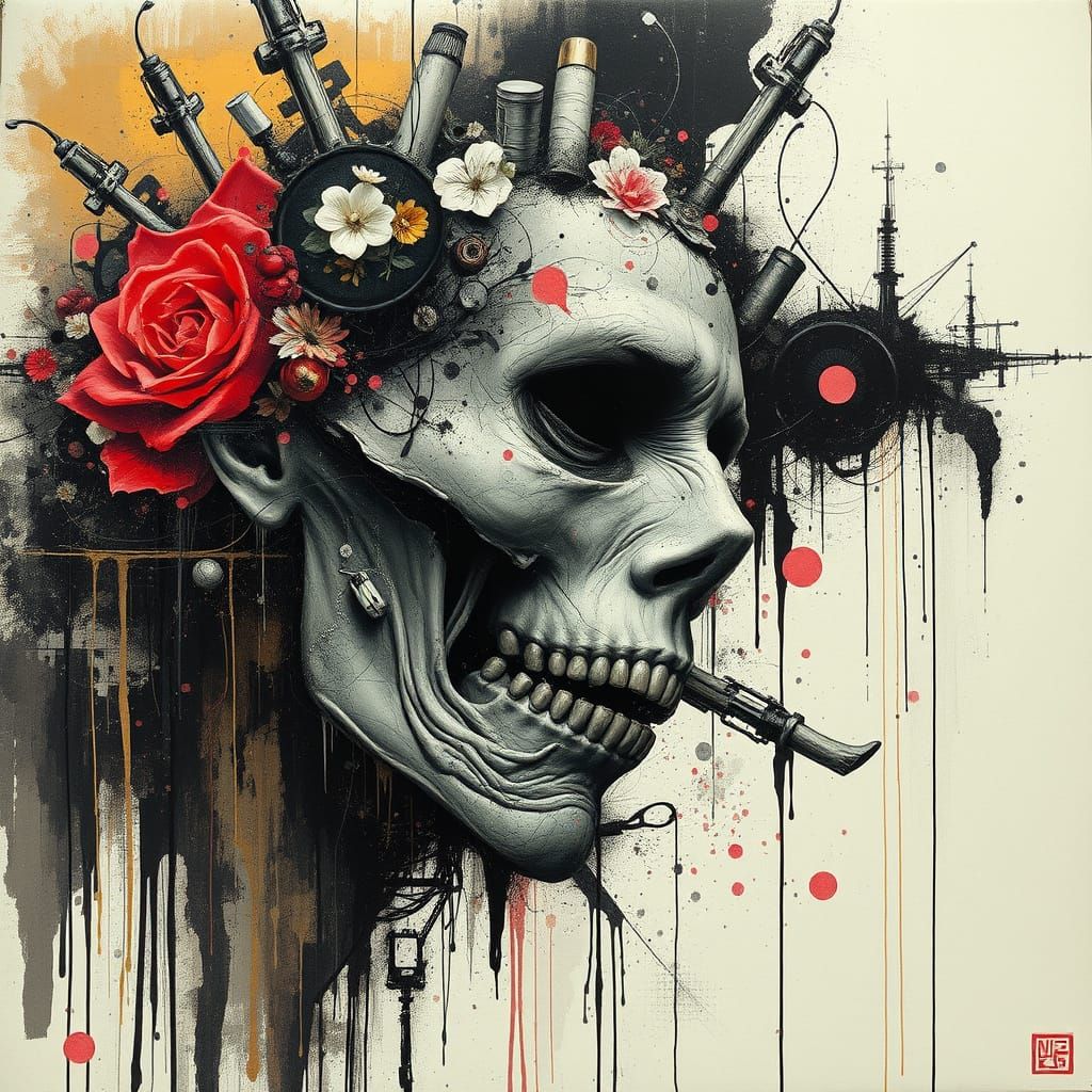 Surreal Hypermaximalist Urbanpunk Collage