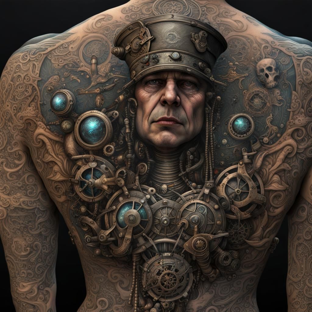 Steampunk-tattoo