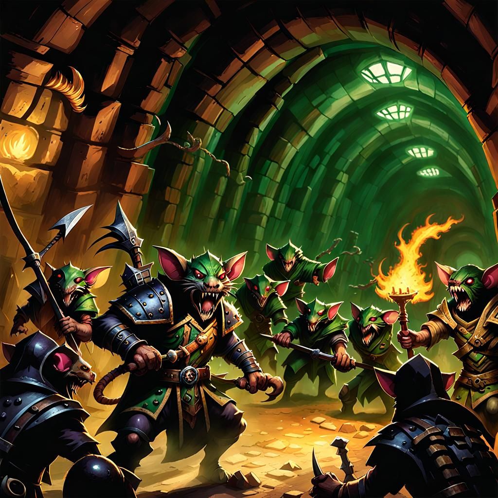 Skaven Ambush in Undercity Tunnels