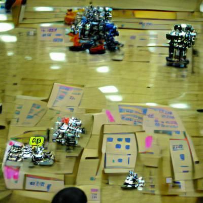 Futuristic Robot Race with Grand Prizes