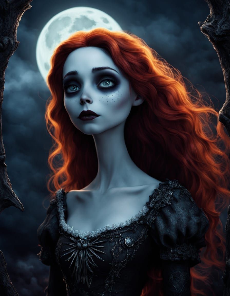 Sally in Dark Fantasy Portrait