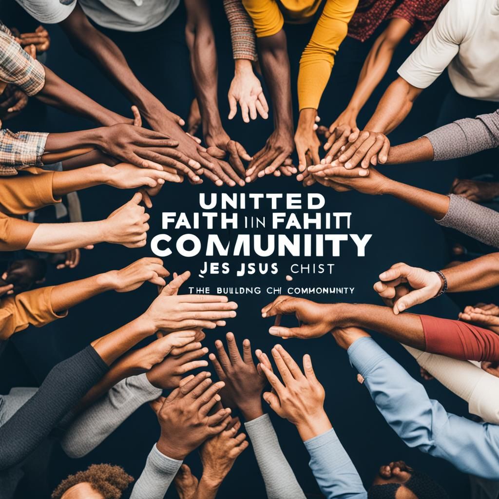 Diverse Group United in Christian Worship