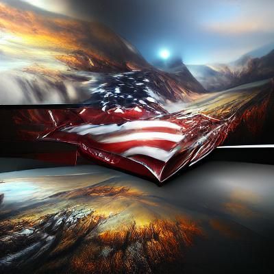 Waving American Flag: A Symbol of Freedom