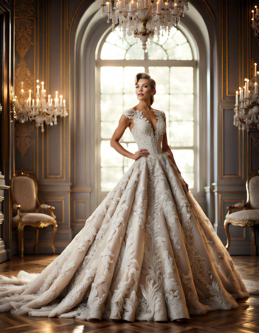 Elegant Bridal Ballgown