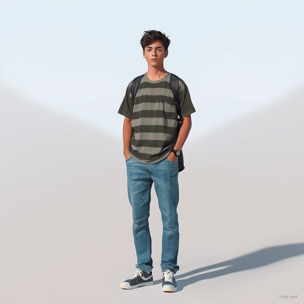 Digital Portrait in a Neutral Environment