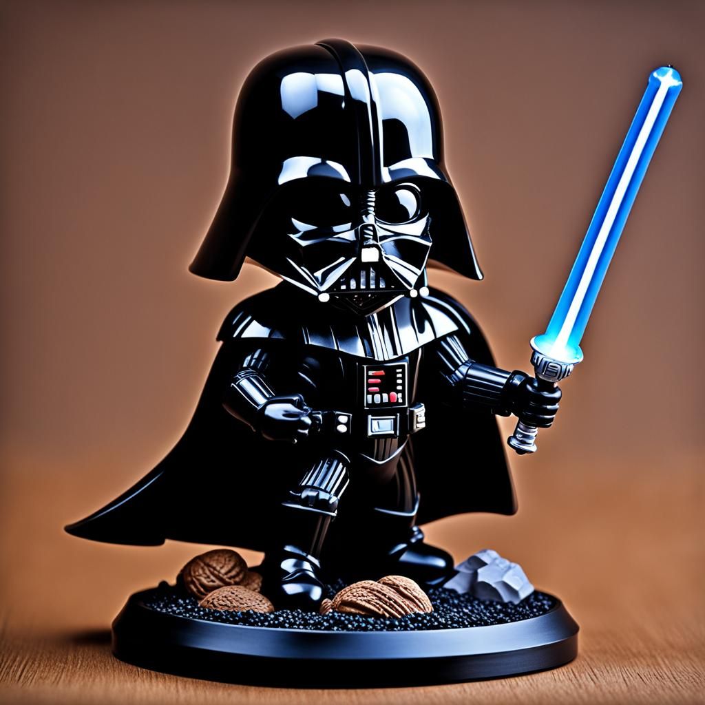 Darth Vader and Luke Skywalker Bobbleheads