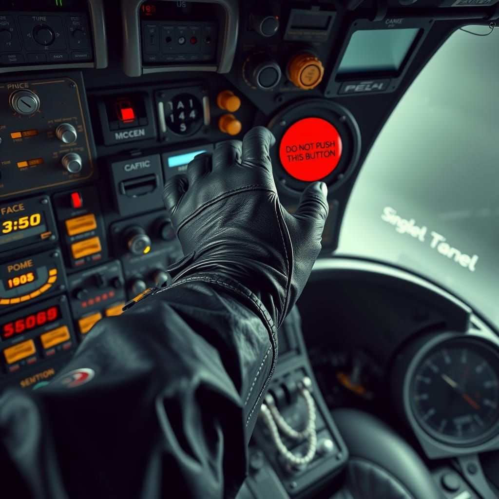 Helicopter Cockpit on Brink of Disaster in Industrial Futuri...