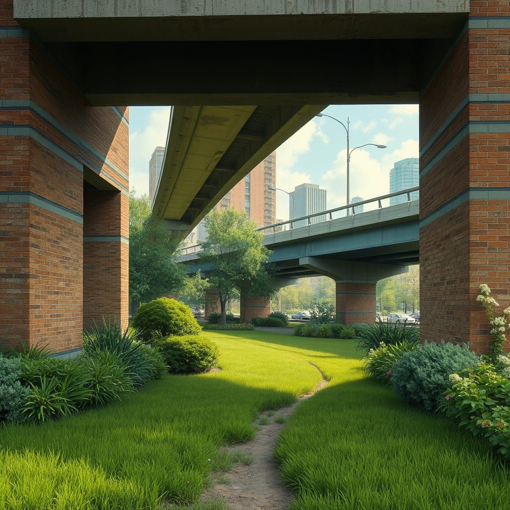 Tranquil City Oasis in Verdant Harmony