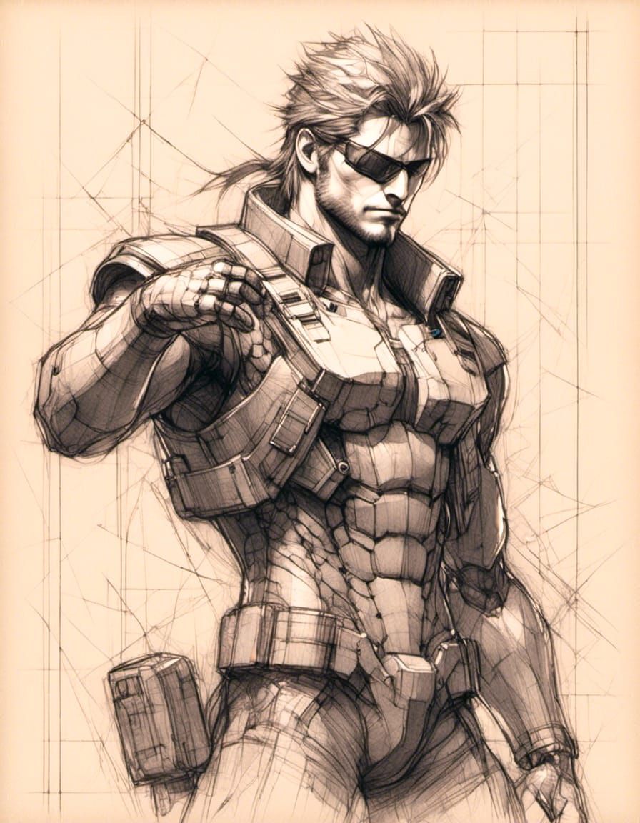 Revisited series: Snake from Metal Gear solid.