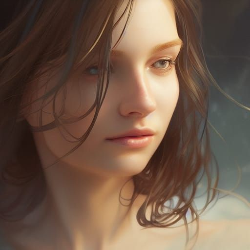 Detailed Portrait with Dynamic Lighting