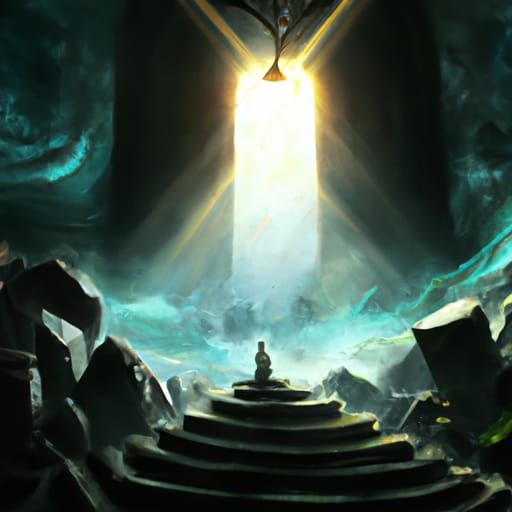 Epic Creation Scene: God Creates Light