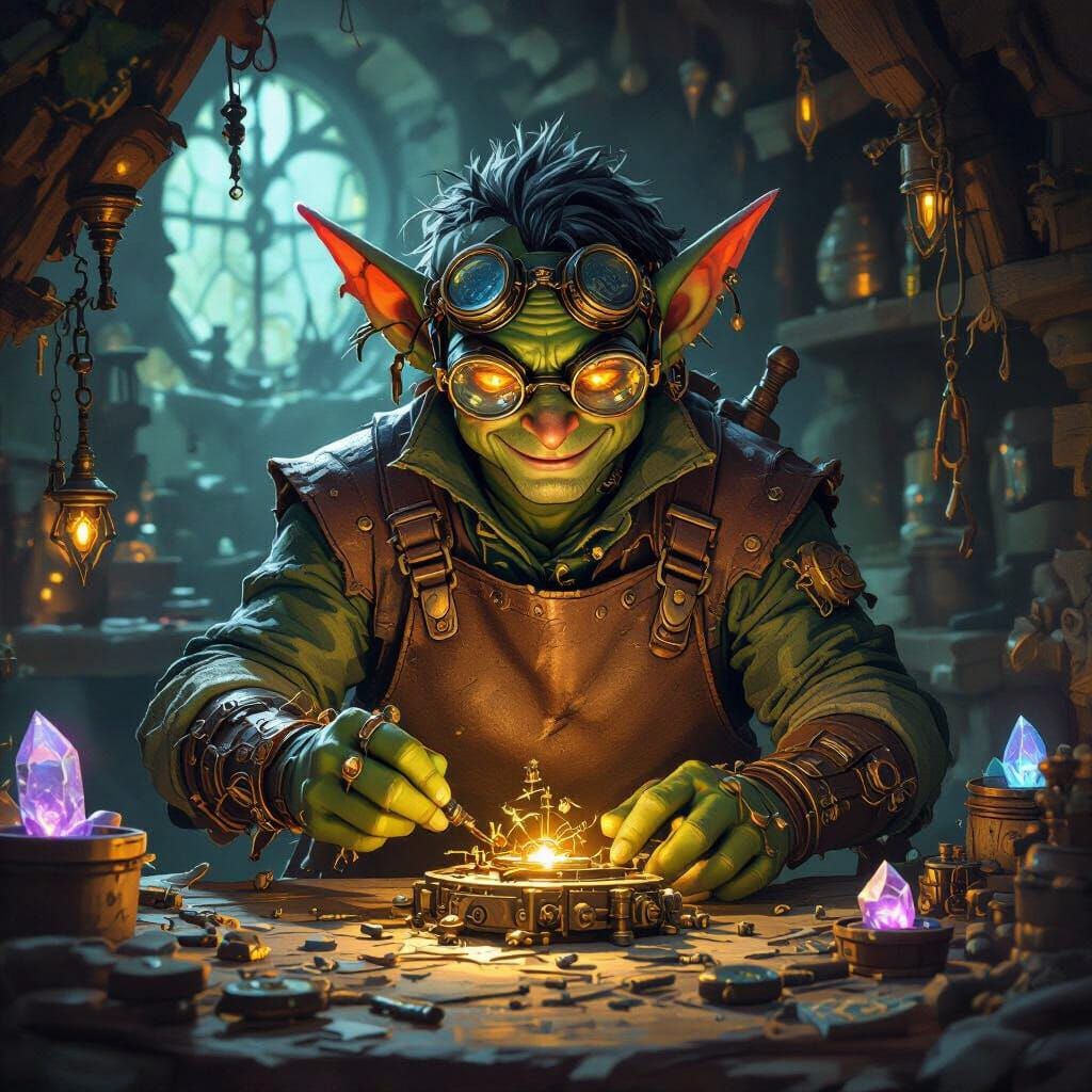 Goblin Artificer's Workshop: Steampunk Fantasy