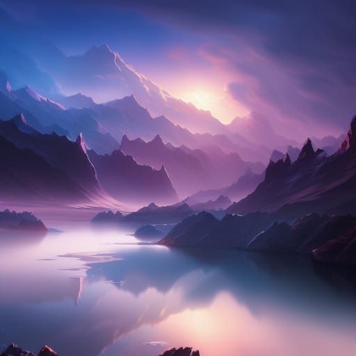 Cosmic Cyberpunk Astral Illustration with 3D Shading